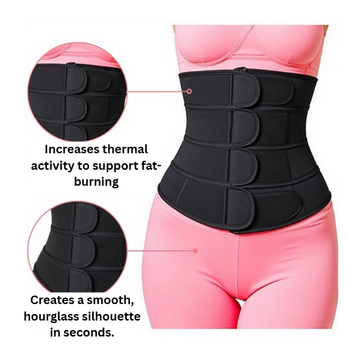 Premium Waist Trainer Shapewear – Sculpt, Support & Sweat for Slimmer Results